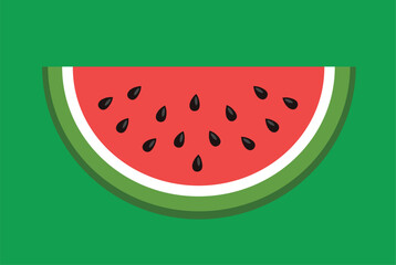 watermelon vector illustration