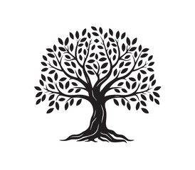 tree silhouette vector