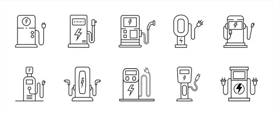 different charging station for electric car