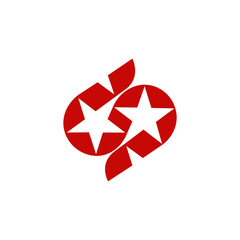 Letter S Planet Outer Space Planetary Galaxy Cosmos Astronomy Vector Logo Design Illustration
