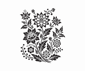 vector flower design white background