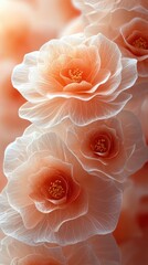 Delicate Peach Blossoms A Dreamlike Floral Arrangement