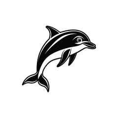 Fototapeta premium Dolphin svg
