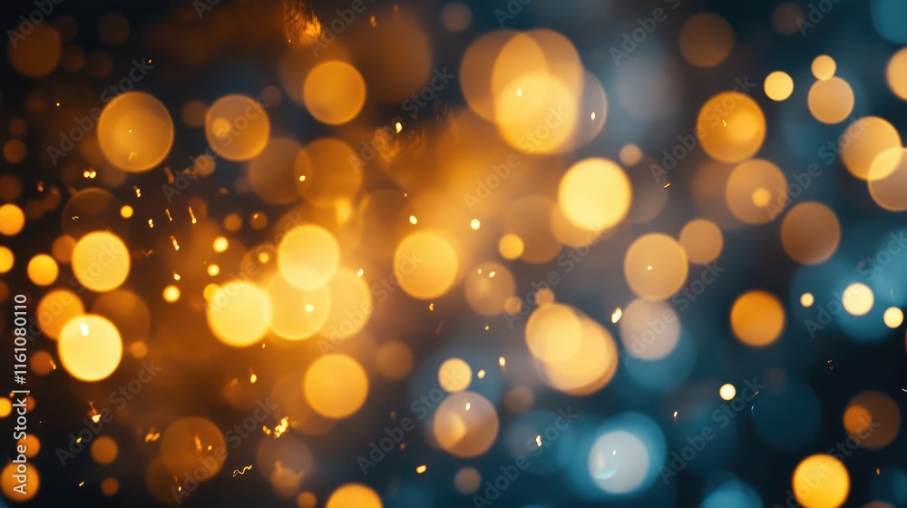 Poster pastel bokeh lights on soft gradient background for subtle and elegant design projects