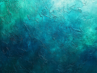 Teal lime and dark blue gradient blend with metallic textures. Glittering accents and neon glow effects. Noise grain mesh background.