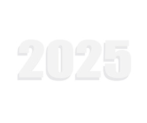 happy new year 3d graphic design vector symbol logo