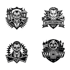 Obraz premium Horror Films svg