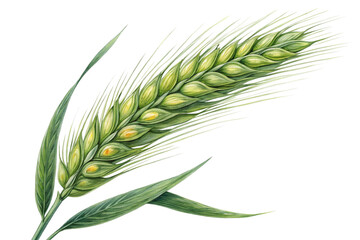 Digital Wheat Glitch Art Grains, Harvest