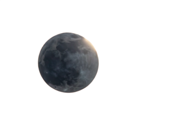 Celestial Sphere, Rainbow Border, Planet, Moon on Transparent Background