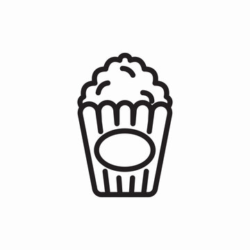 recommend clip art: Movie popcorn cinema snack entertainment icon vector sign
                    