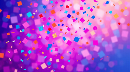 Obraz premium Confetti and glitter background for wedding or romantic event invitations
