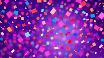 Obraz premium Confetti and glitter background for wedding or romantic event invitations