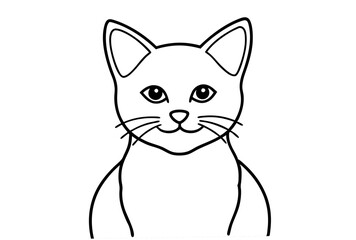 cat with a bow