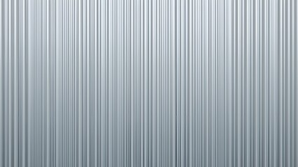 Obraz premium Modern Galvanized Steel Roofing Panel Texture, Industrial Design, White Background, Ribbed, Striated Metal Sheet for Architecture and Wall Applications