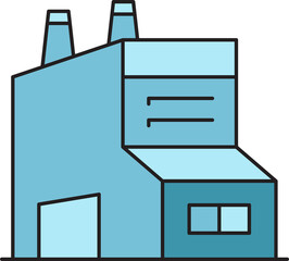Factory Building Icon
