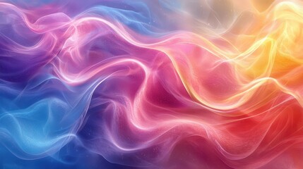 Obraz premium Vibrant colors blend softly in an abstract blur creating dynamic energy