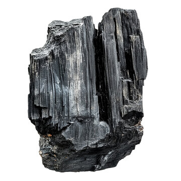 A Striking Specimen: Raw Black Tourmaline Crystal