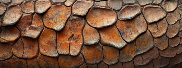 Crocodile Skin Detail, showcasing rugged earthy textures, emphasizing the unique patterns and tactile qualities of crocodile scales
