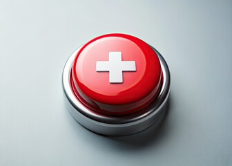 Fototapeta premium Discreet medical alert: Customizable alerts ensure swift emergency response. Simple design.