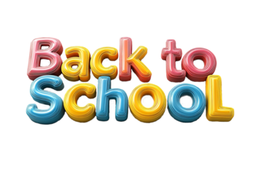 Back to school text effect - Back To School 3d Traditional Cartoon template style premium vector