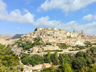 Fototapeta premium view of matera basilicata country