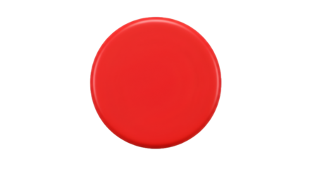 red circle isolated on white
