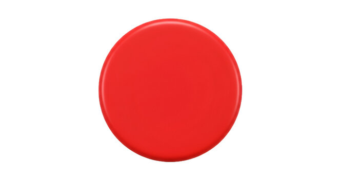 red circle isolated on white