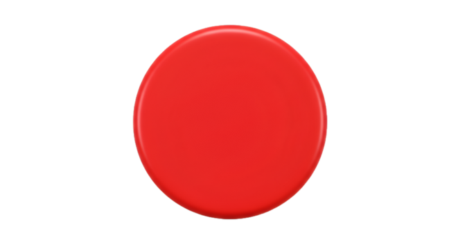 red circle isolated on white