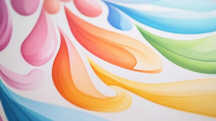 a modern take on calligraphy, with colorful ink and bold typography blending traditional 