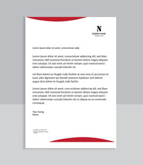 Simple Business Letterhead Template.