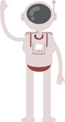 Astronaut Character Greeting
