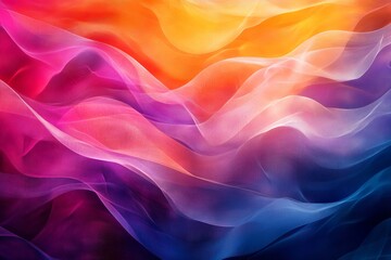 Obraz premium futuristic designs blend vibrant tones into surreal abstract patterns., Generative AI