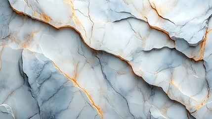 Naklejka premium Golden veins transform marble textures into stunning focal points for luxurious interiors image