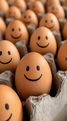 Happy Eggs Illustration