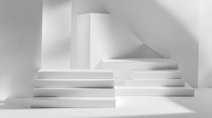 Blank business card mockup on white textured background 3d illustration 3d rendering card template