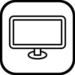 Monitor vector icon