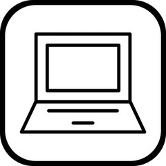 Laptop vector icon