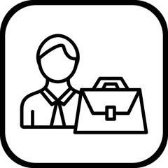 Business man vector icon