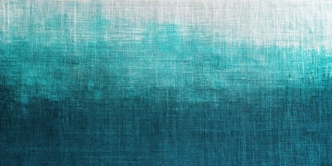 A fabric displays a beautiful gradient from light teal to deep blue, exuding elegance and versatility for various design and craft projects