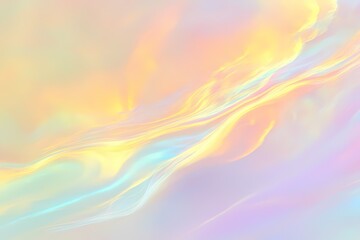 Obraz premium Soft pastel colors blend harmoniously in a dreamy abstract design that evokes a serene atmosphere