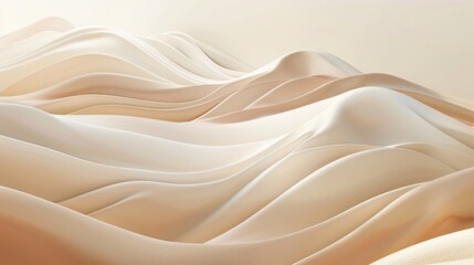 Obraz premium Mesmerizing Fluid Waves of Vibrant Chromatic Gradients - Abstract Digital Art Composition