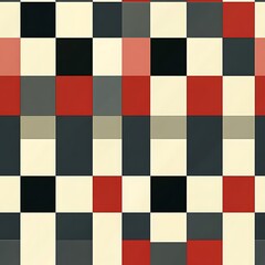Sleek Modern Checker Pattern in Vector Style for Creative Projects