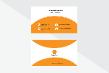 PrinBusiness card design template, Clean professional business card template, visiting card, business card template.t
