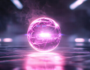 Obraz premium Pink Energy Orb