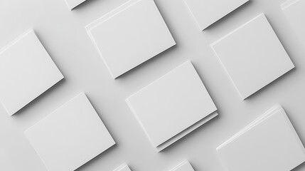 Obraz premium Blank business card mockup on white textured background 3d illustration 3d rendering card template