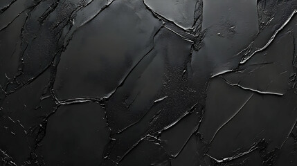Black Abstract Paint Texture Background