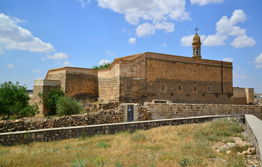 Mor Ahisnoya Church in Midyat, Mardin, Turkey. © sinandogan