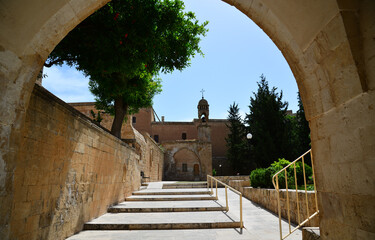 Mor Ahisnoya Church in Midyat, Mardin, Turkey. © sinandogan