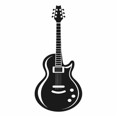 Naklejka premium acoustic guitar isolated on white