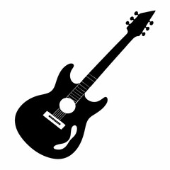 Fototapeta premium acoustic guitar isolated on white